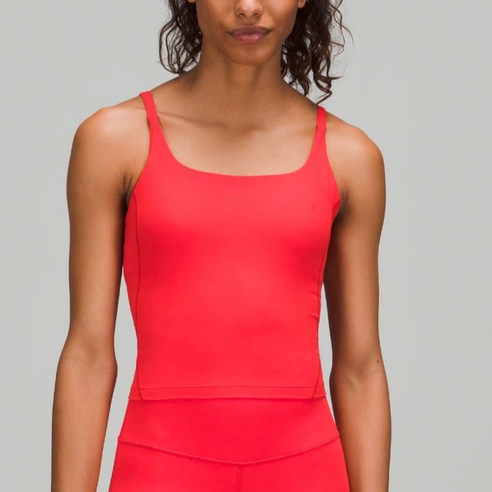 Lululemon Strappy Nulu Shelf Tank Top